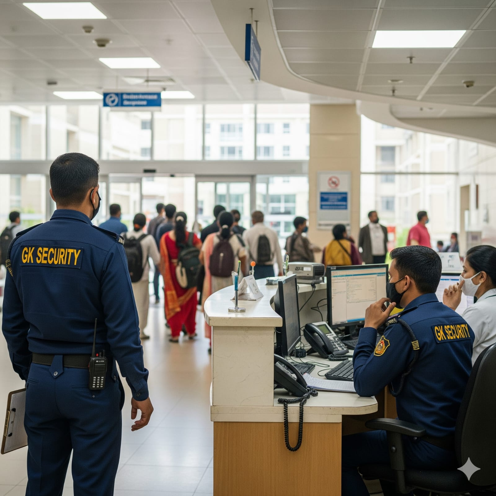India Guards personnel - hospital security